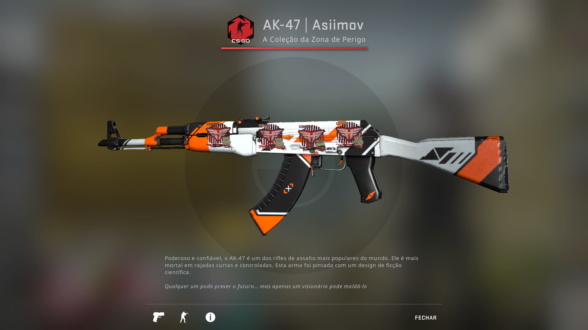 AK-47 | ASIIMOV FT 0.23 - ACESKINS - Skins baratas de CS GO
