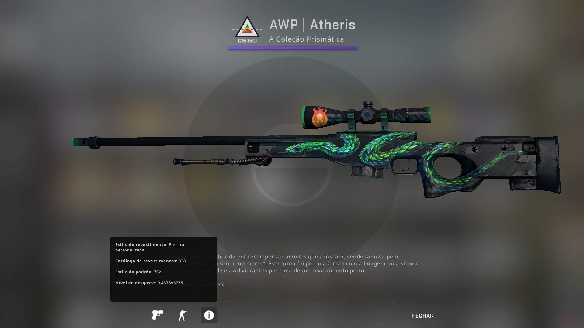 AWP  ATHERIS FT 0.27 - ACESKINS - Skins baratas de CS GO