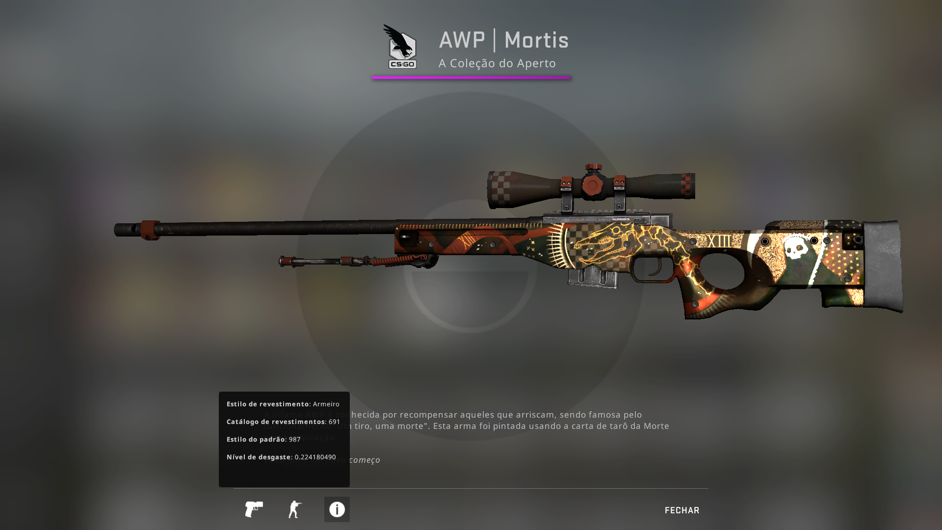 AWP (STATTRAK™)  CAPILAR FT 0.17 - ACESKINS - Skins baratas de CS GO